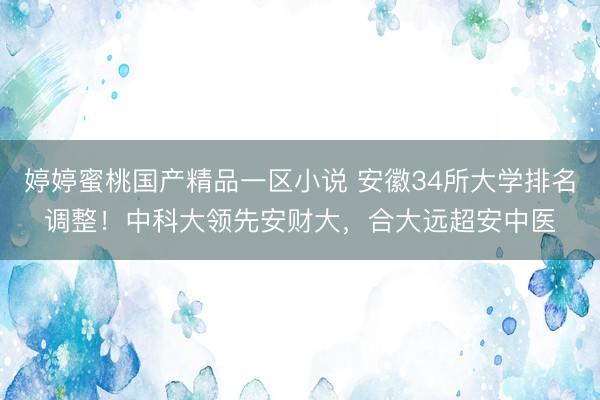 婷婷蜜桃国产精品一区小说 安徽34所大学排名调整！中科大领先安财大，合大远超安中医